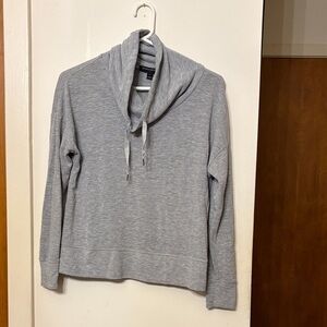 Banana Republic Light Gray Cowl Neck Sweater